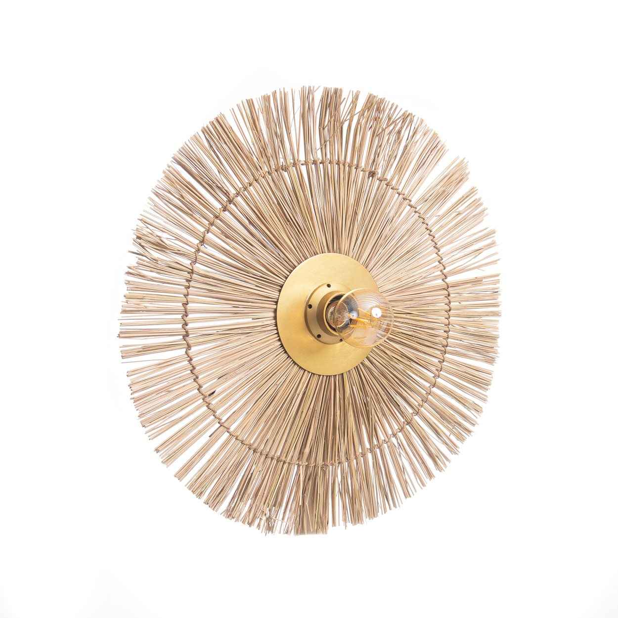 The Beausoleil Wall Lamp - Natural Gold - M - Bambuá