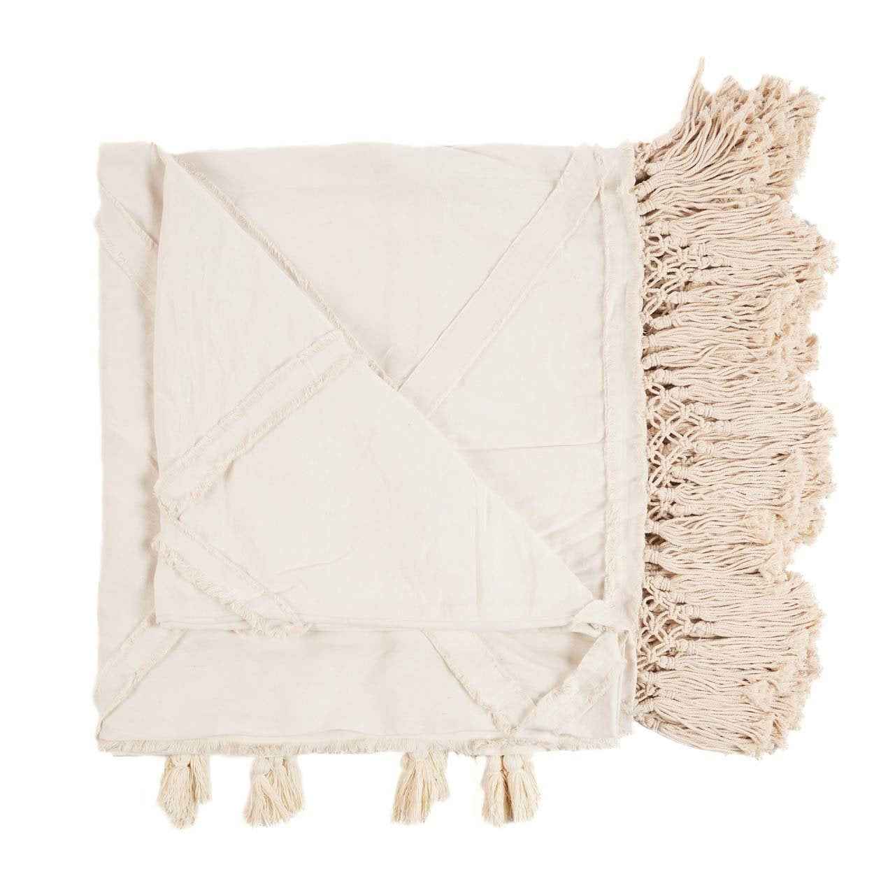 The Berber Bed Throw - Natural - Bambuá