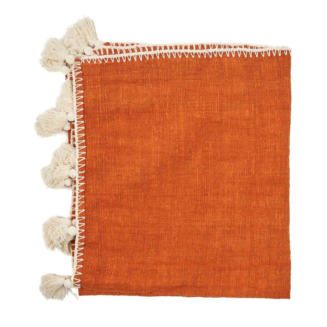 The Stitch Bed Throw - Terracotta - Bambuá