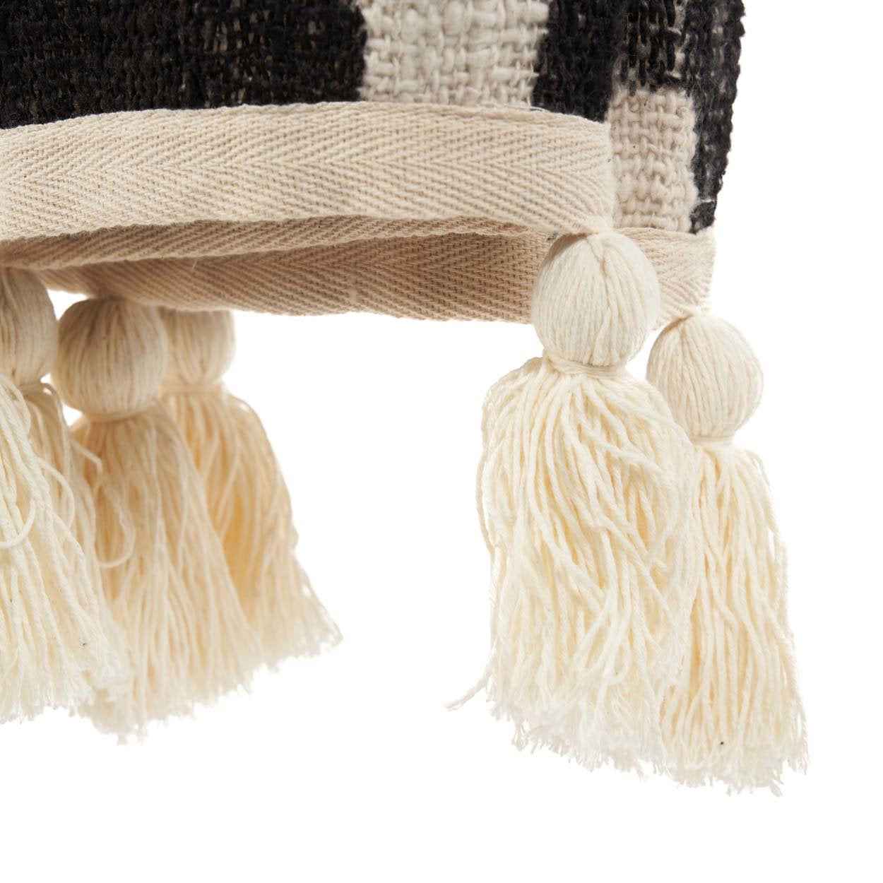 The Aztec Bed Throw - Natural Black - Bambuá