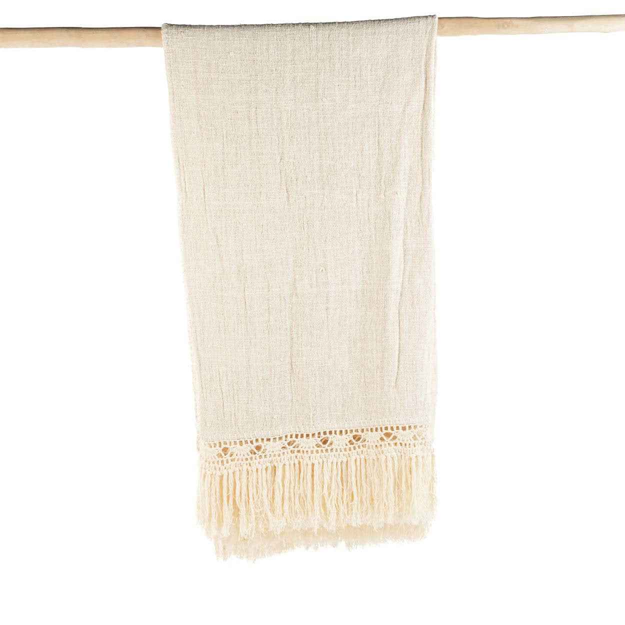 The Gypsy Bed Throw - Natural - Bambuá
