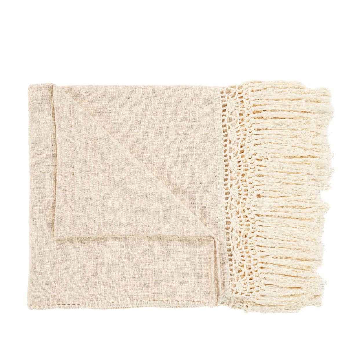 The Gypsy Bed Throw - Natural - Bambuá