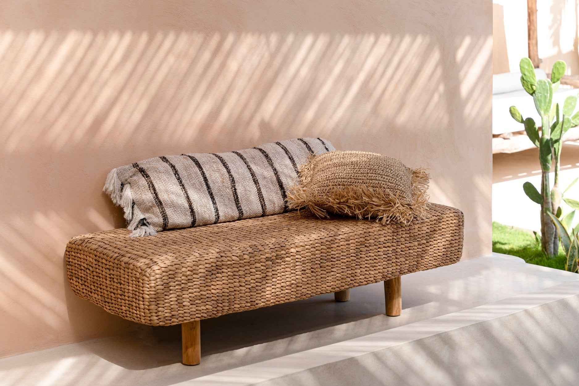 The Oh My Gee Cushion Cover - Bohemian White - 35x100 - Bambuá