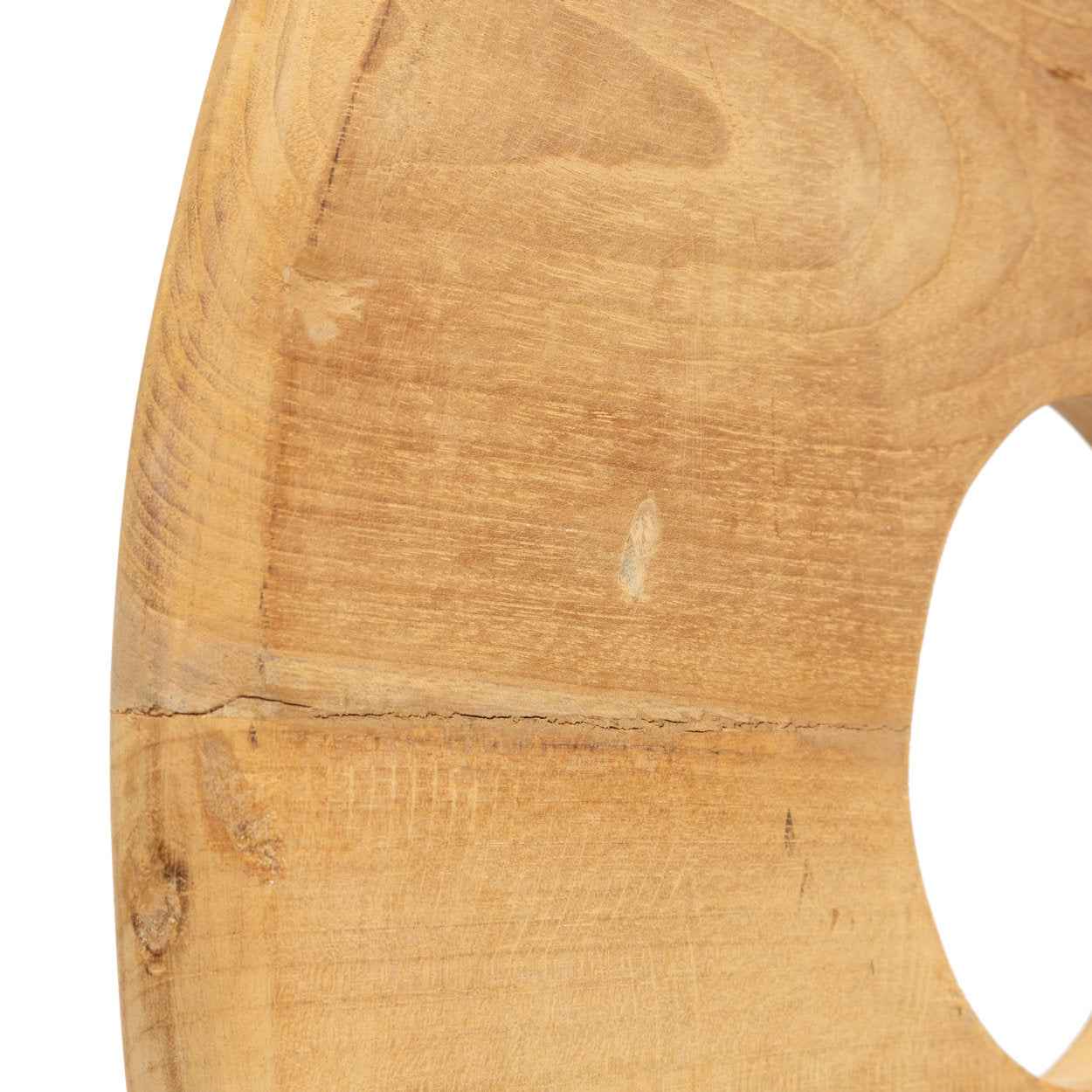 The Teak Disc on Stand - M - Bambuá
