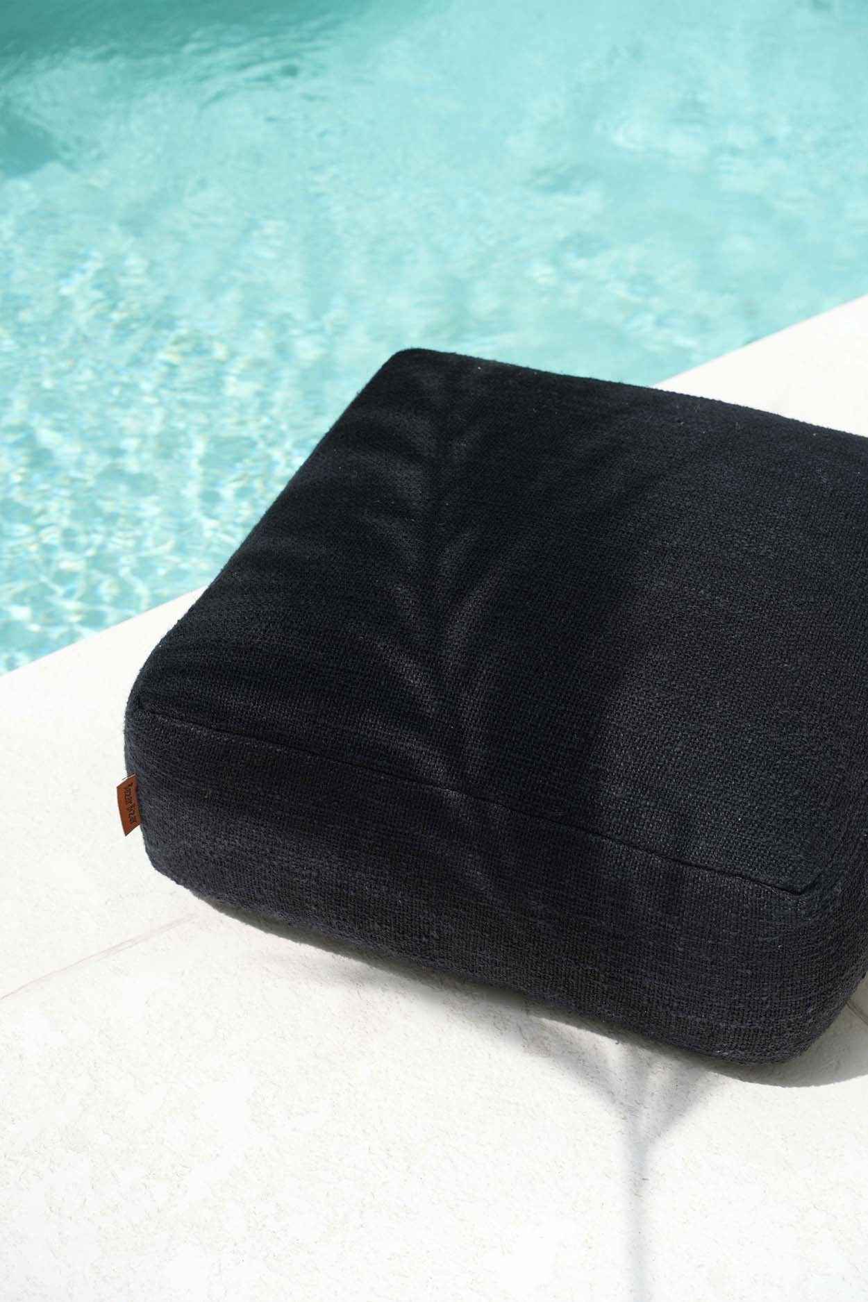 The Comfy Pouffe - Black - Bambuá