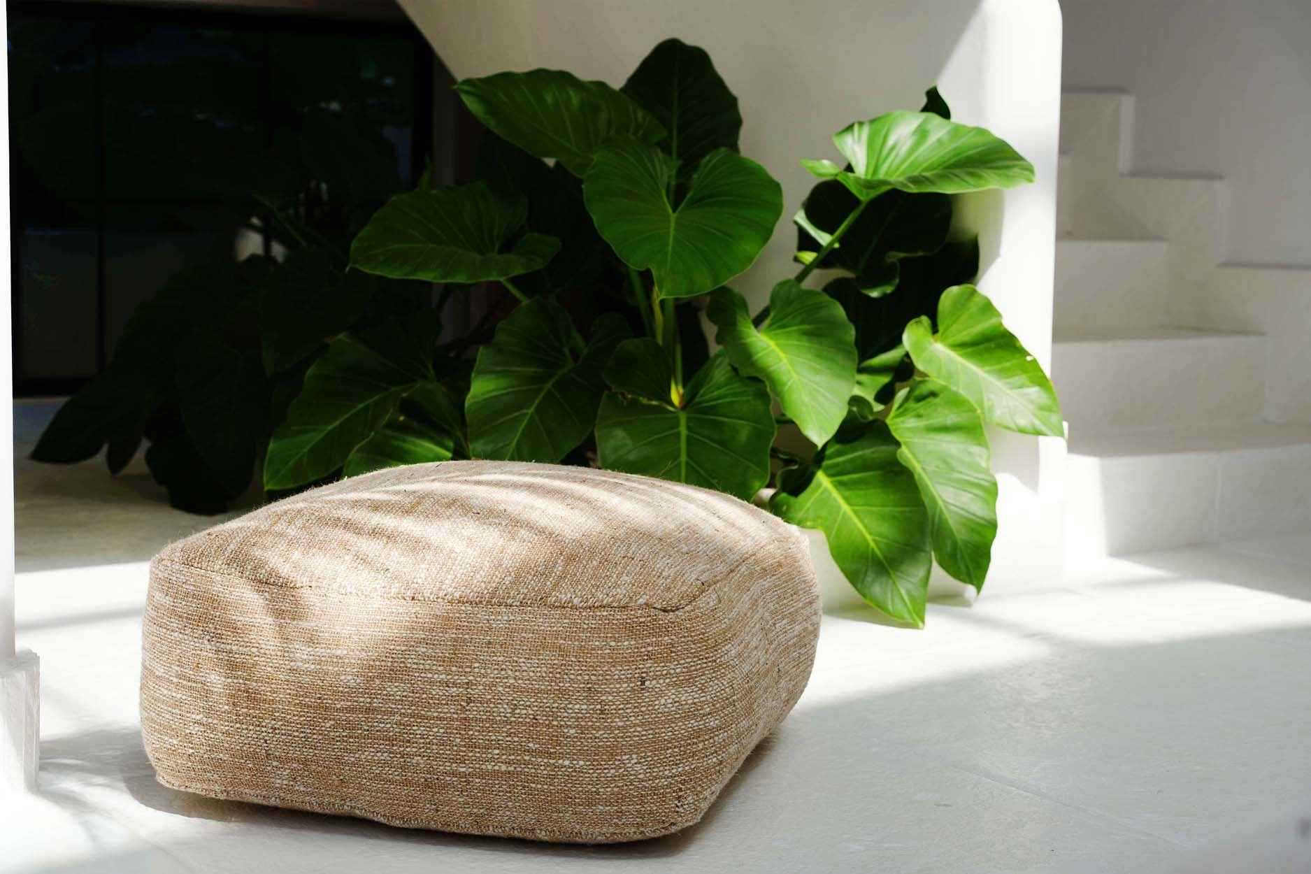 The Comfy Pouffe - Beige - Bambuá