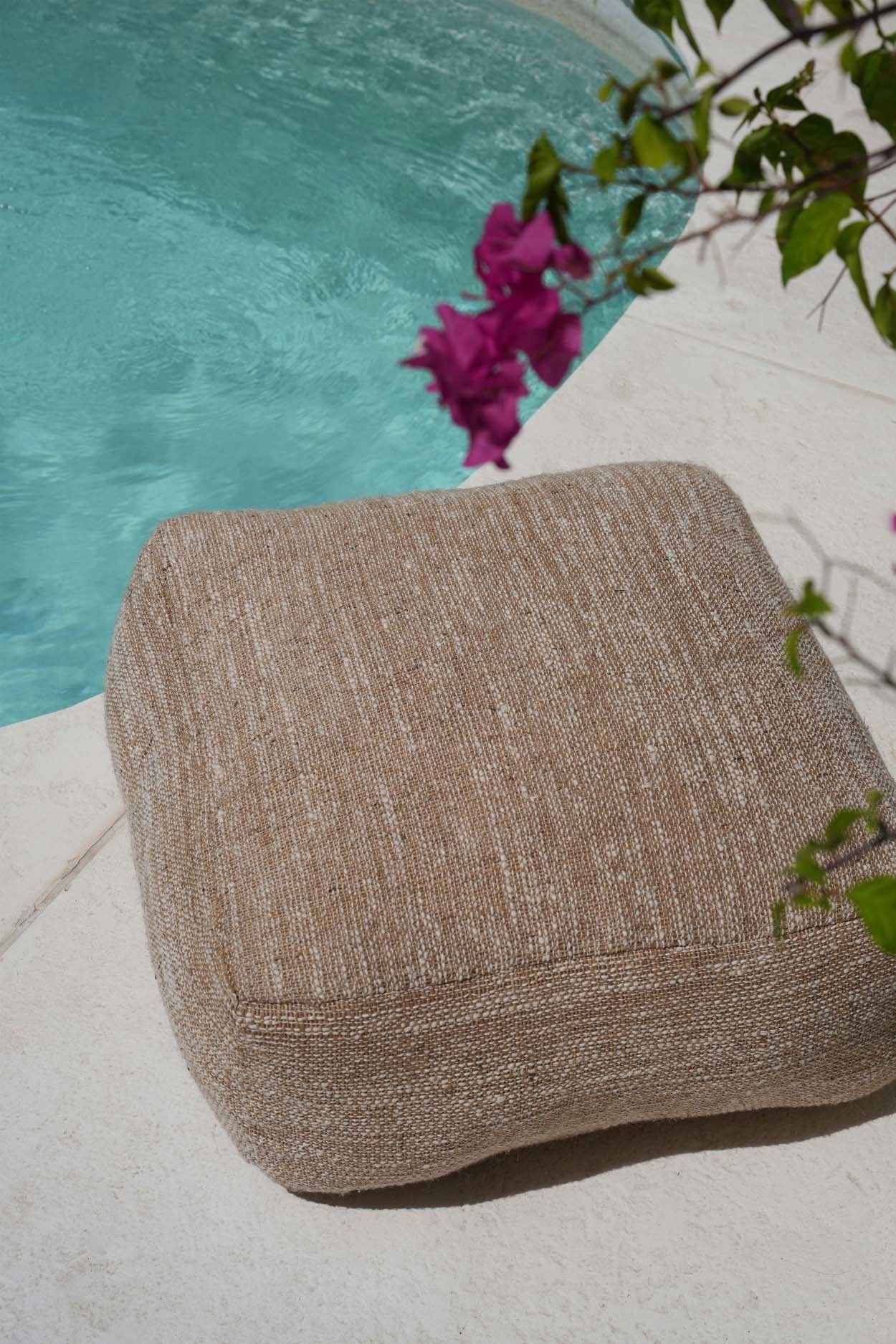 The Comfy Pouffe - Beige - Bambuá