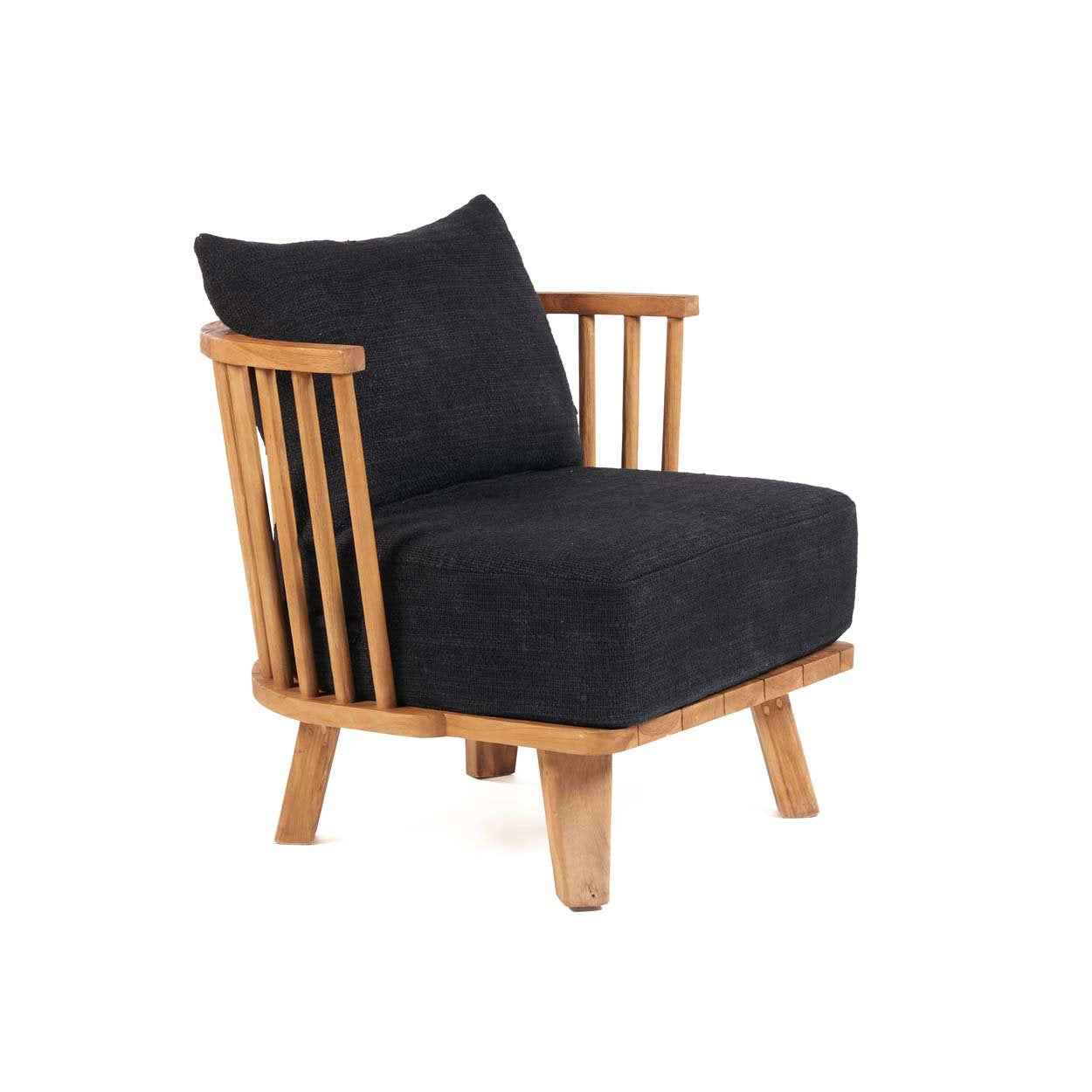 The Malawi One Seater - Natural Black - Bambuá