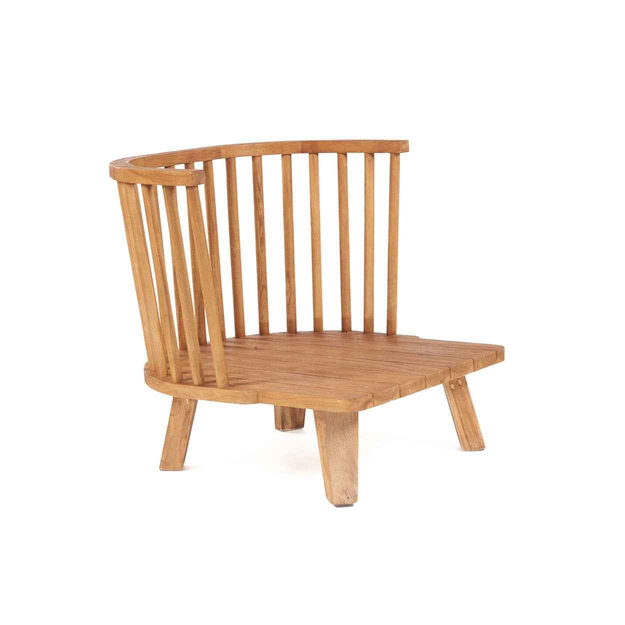 The Malawi One Seater - Natural Black - Bambuá