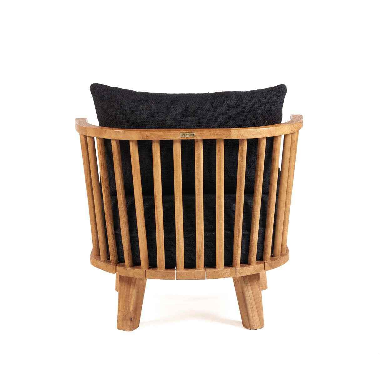 The Malawi One Seater - Natural Black - Bambuá