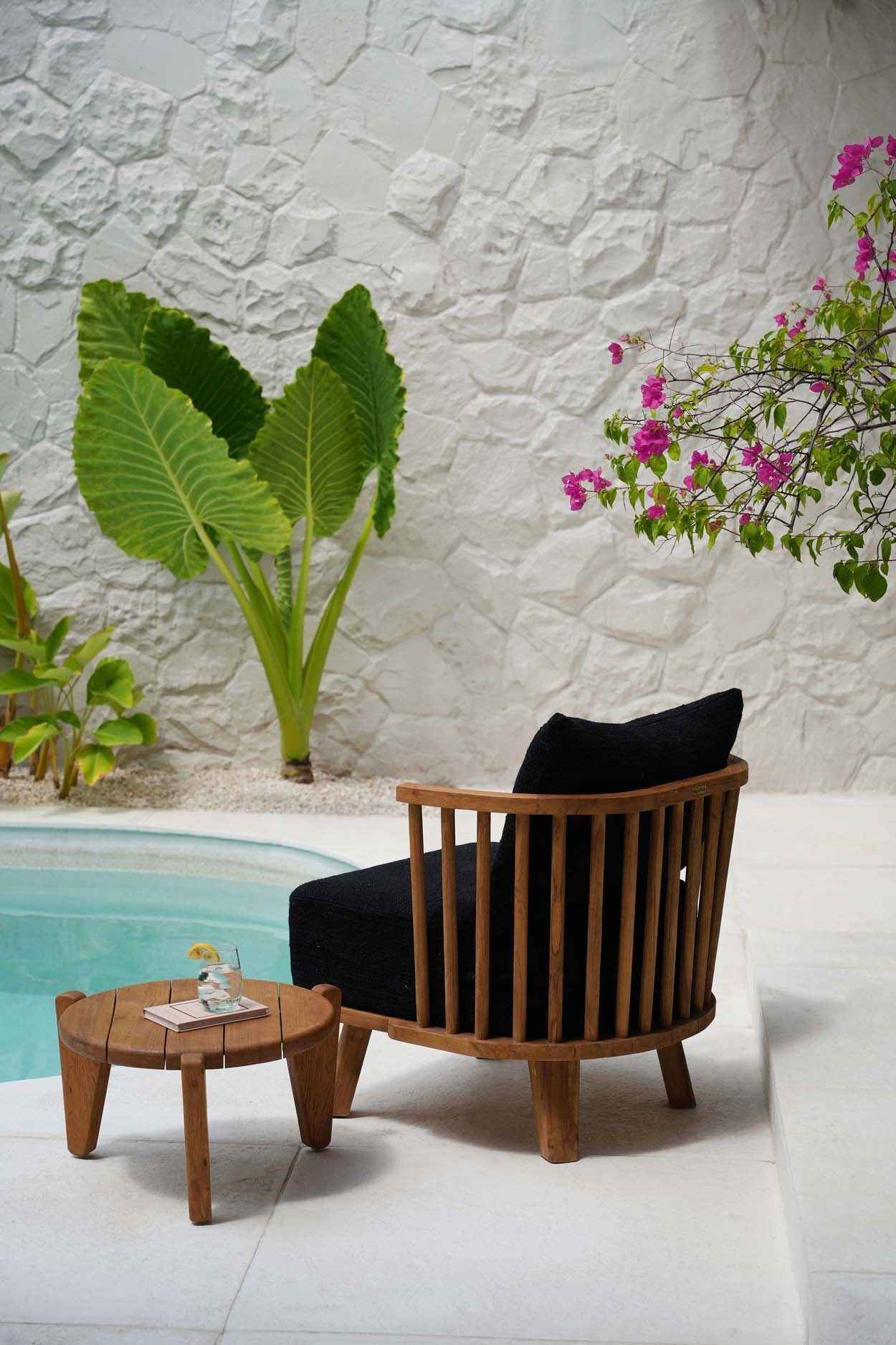 The Malawi One Seater - Natural Black - Bambuá
