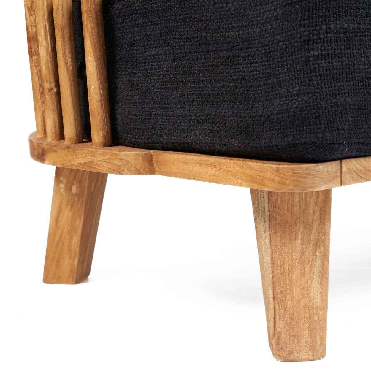 The Malawi Two Seater - Natural Black - Bambuá