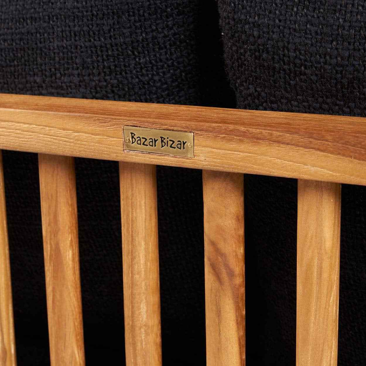 The Malawi Two Seater - Natural Black