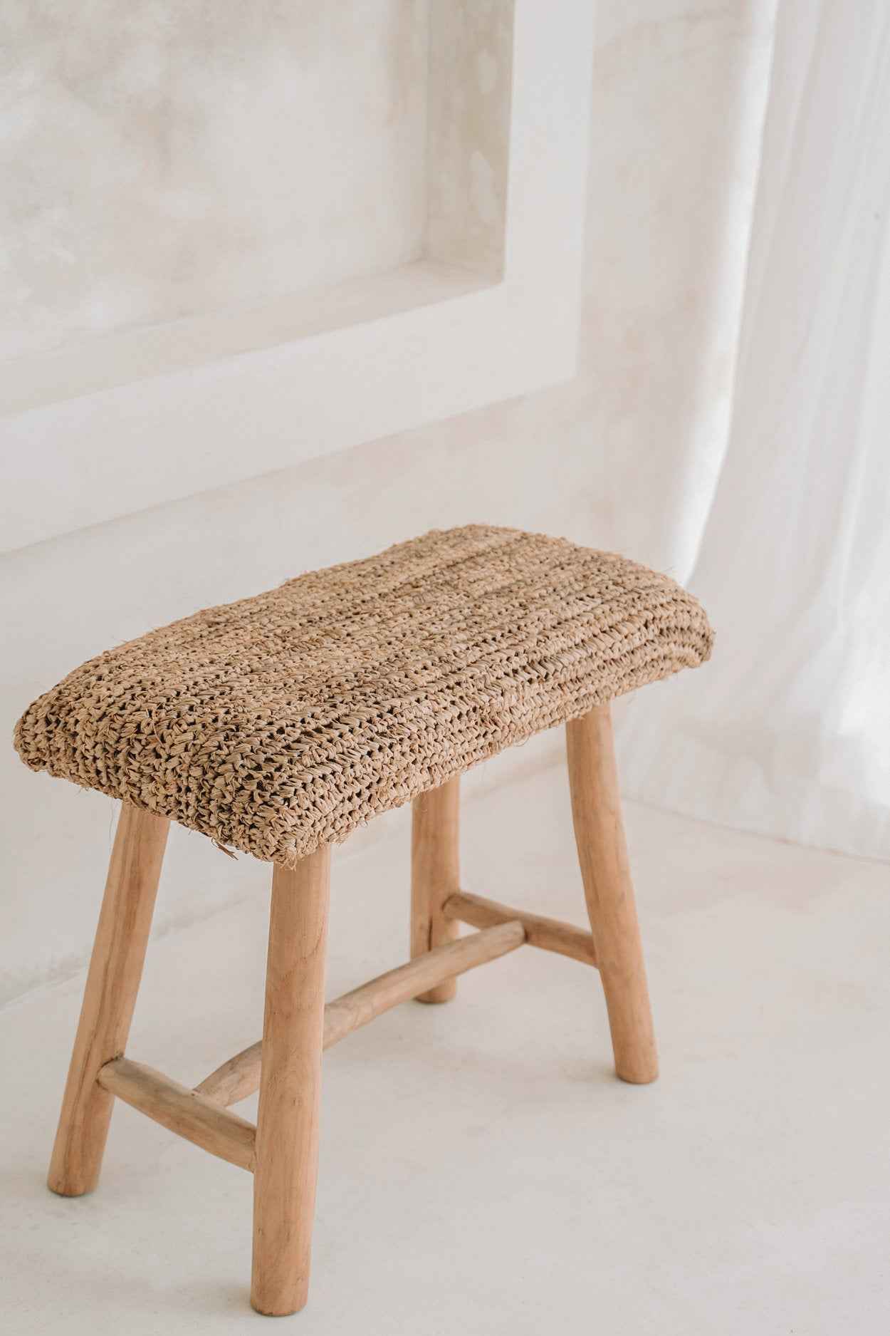 The Raffia Bench - Natural - Bambuá