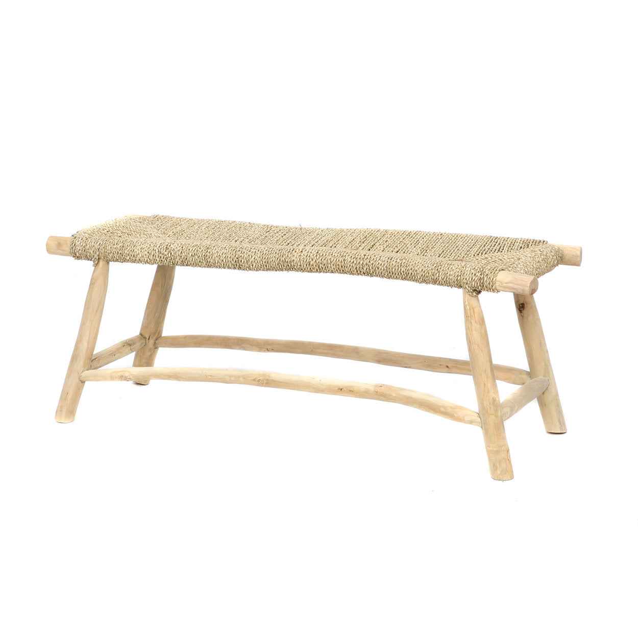 The Porto Seagrass Bench - Natural - L - Bambuá