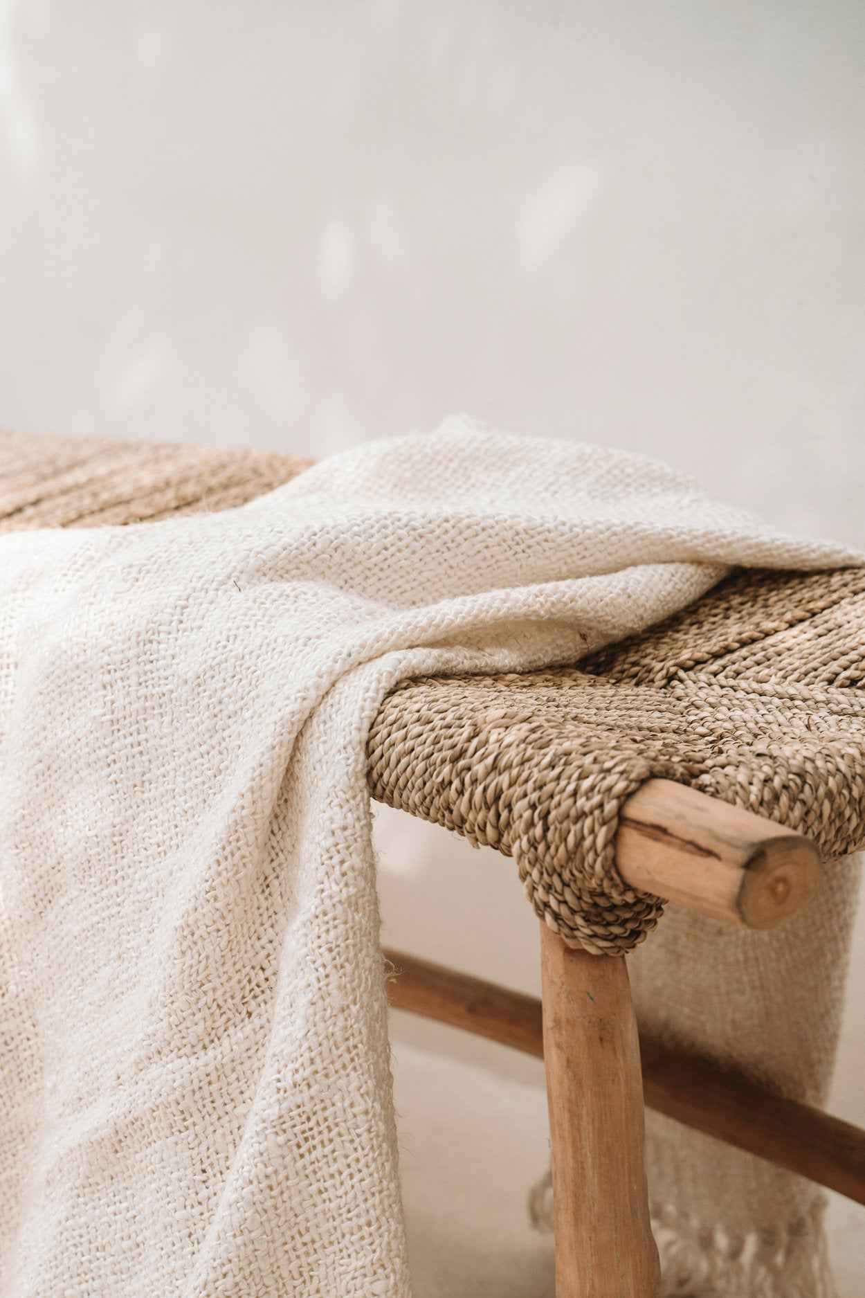 The Porto Seagrass Bench - Natural - L - Bambuá