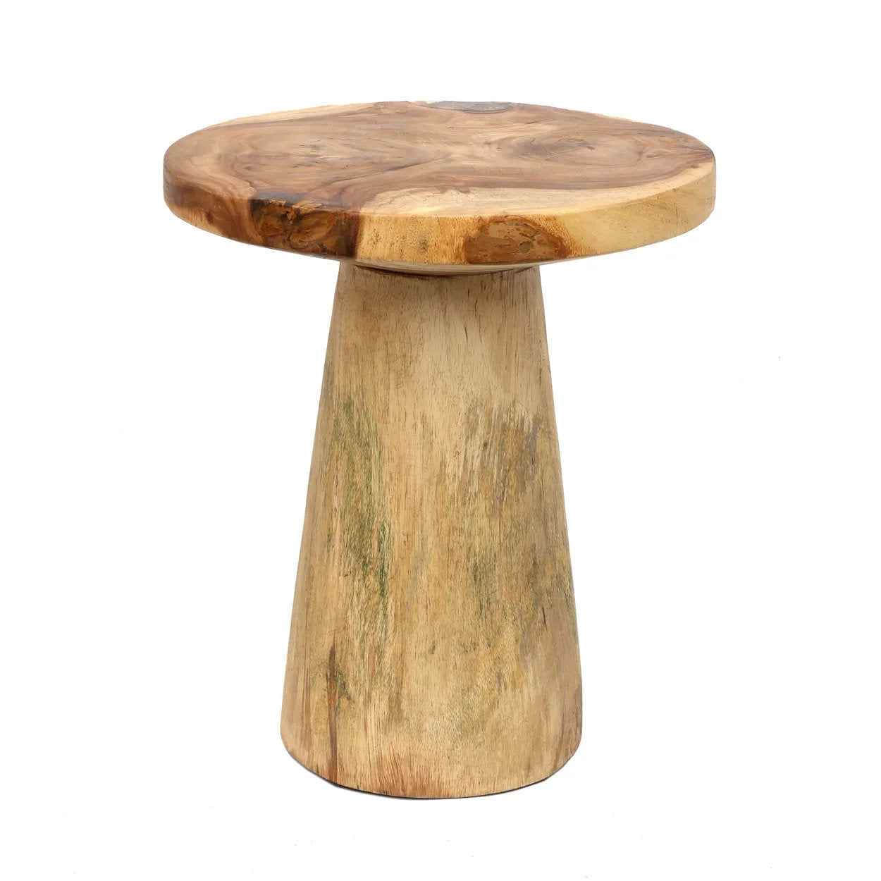 The Timber Conic Side Table - Natural - 50 - Bambuá