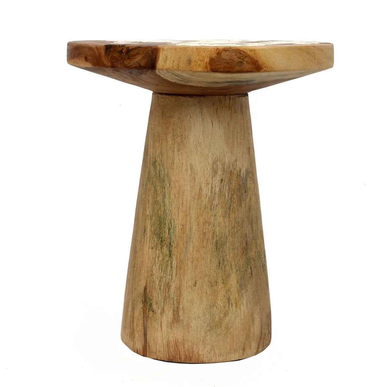The Timber Conic Side Table - Natural - 50 - Bambuá
