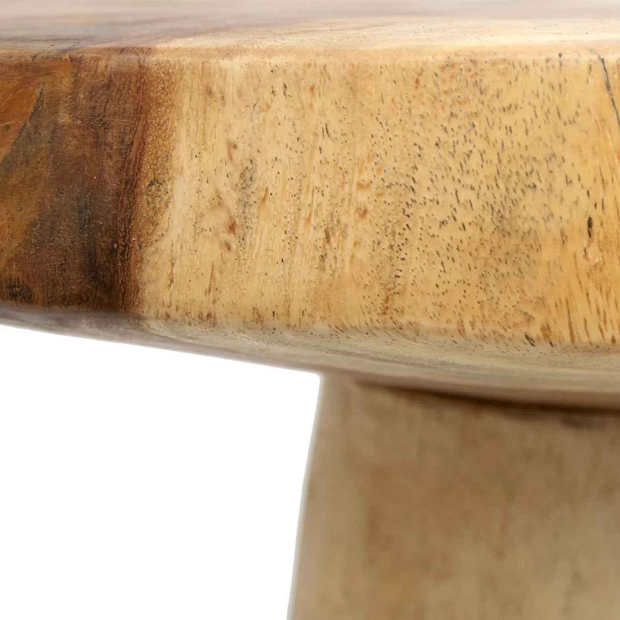 The Timber Conic Side Table - Natural - 50 - Bambuá