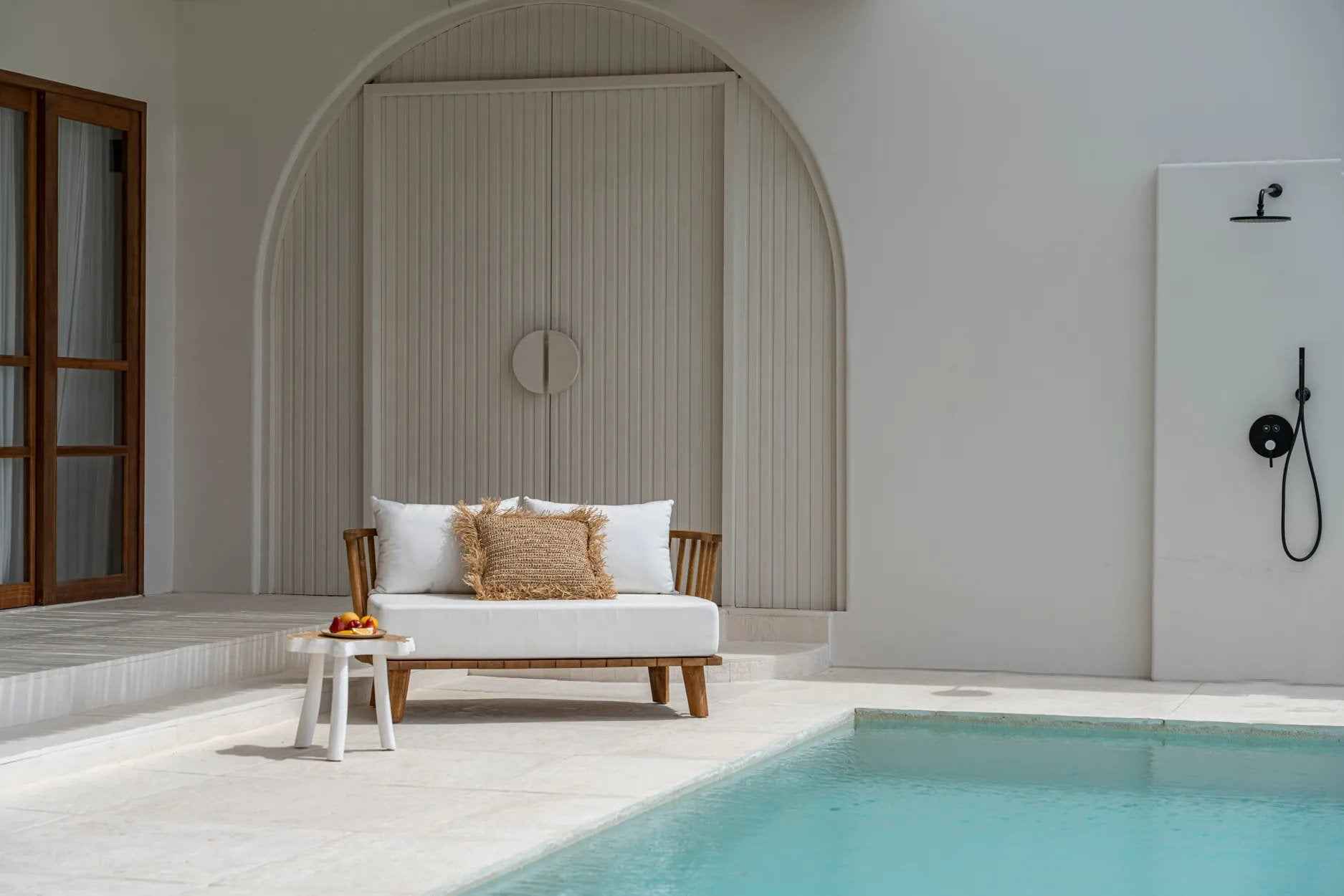 The Raffia Cushion Cover Square - Natural - 60x60