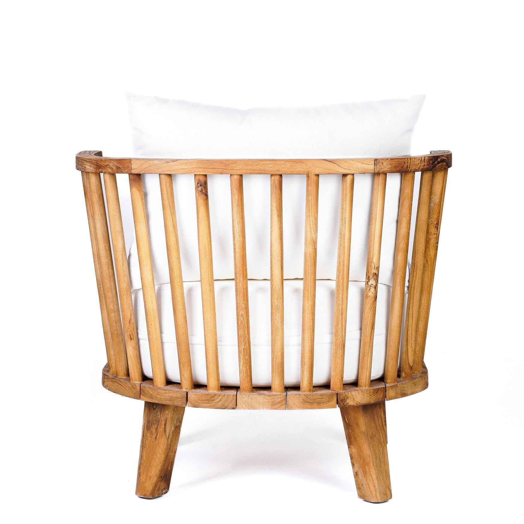The Malawi One Seater - Natural White - Bambuá