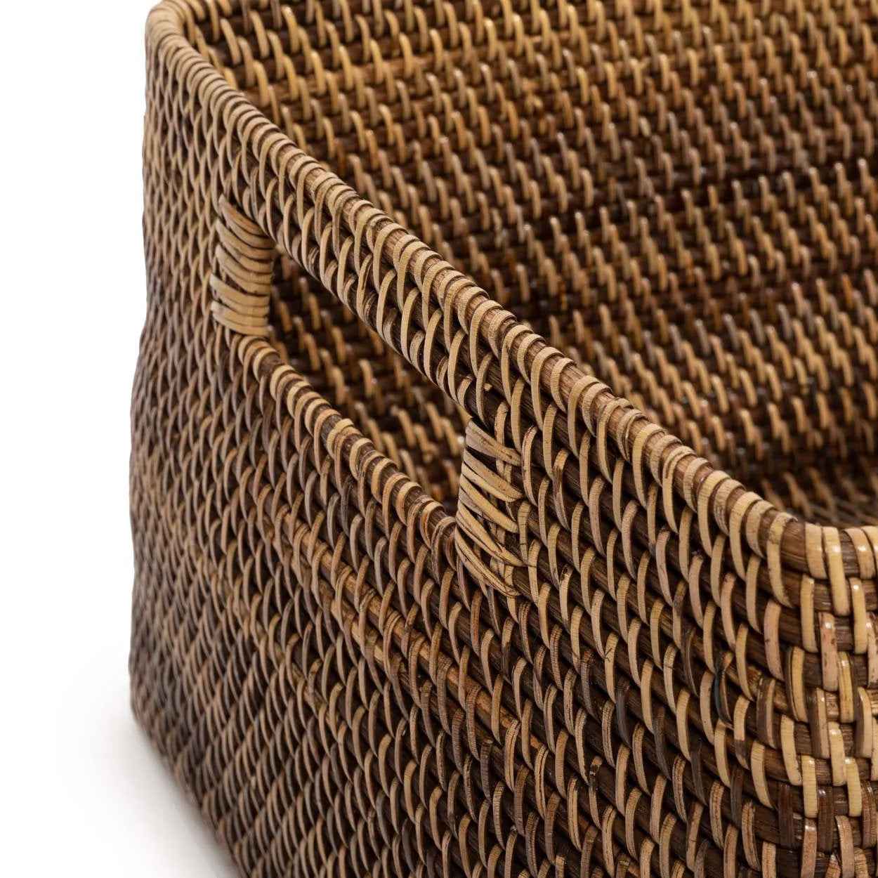The Colonial Magazine Basket - Natural Brown - M - Bambuá