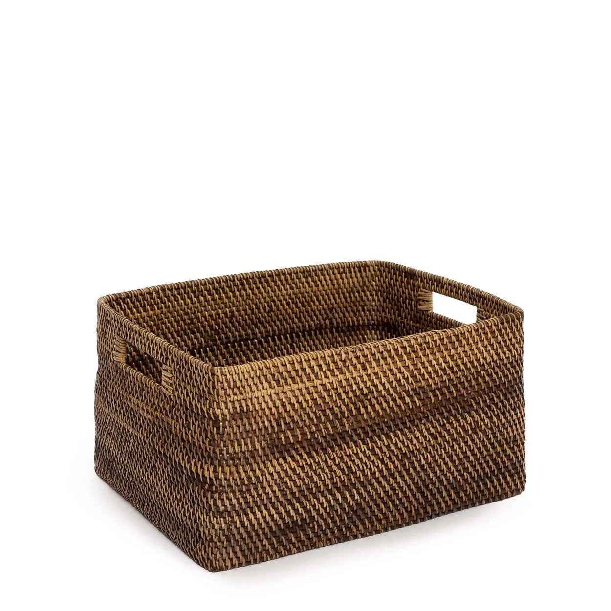 The Colonial Magazine Basket - Natural Brown - L - Bambuá