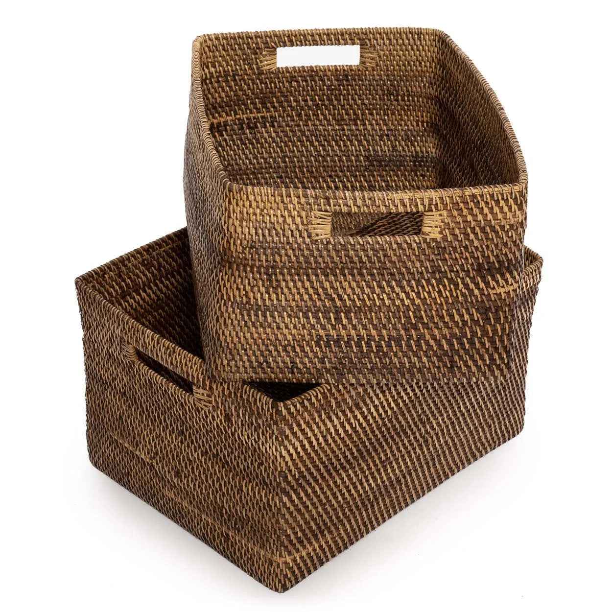 The Colonial Magazine Basket - Natural Brown - M - Bambuá