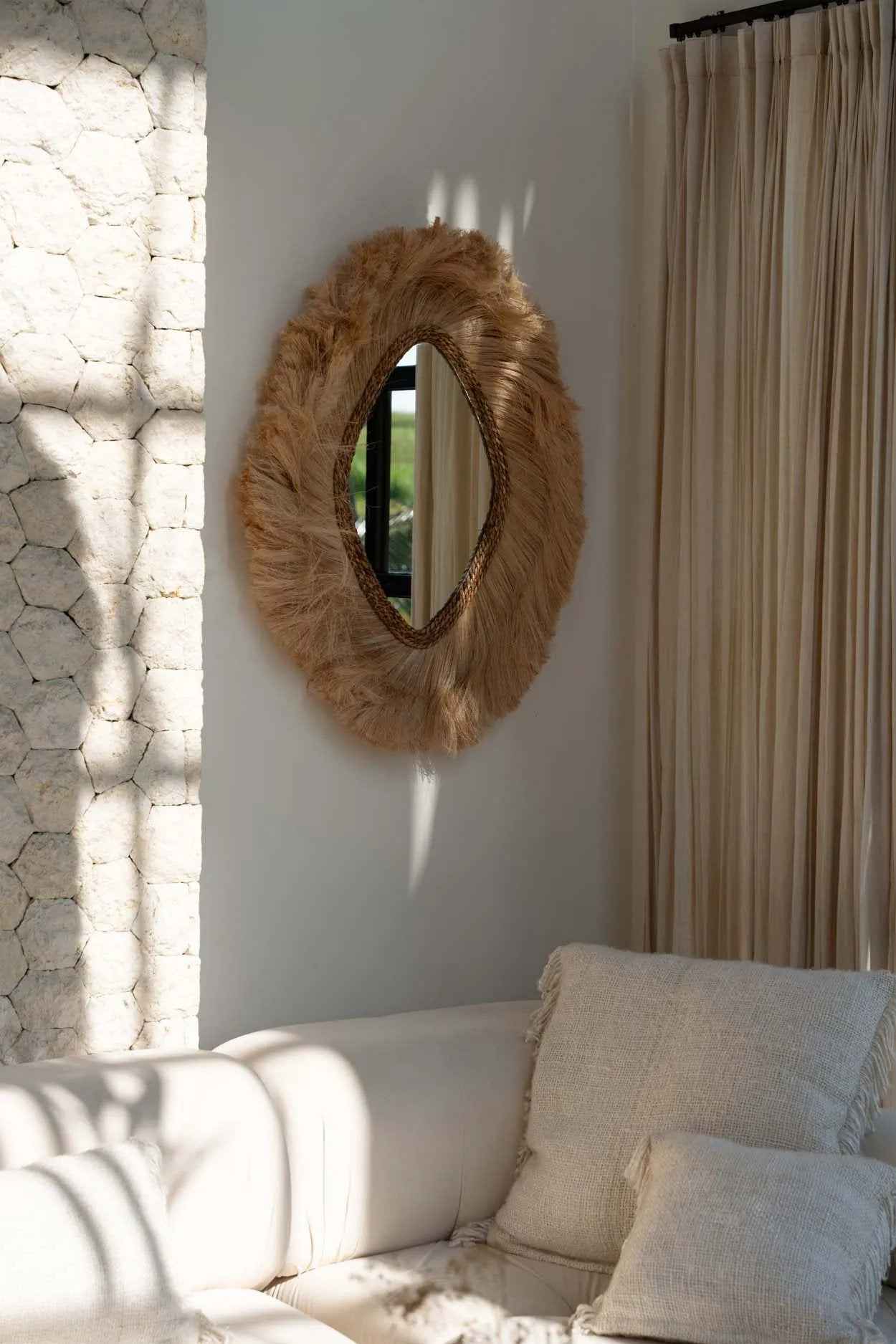The La Duchessa Mirror - Natural - L - Bambuá
