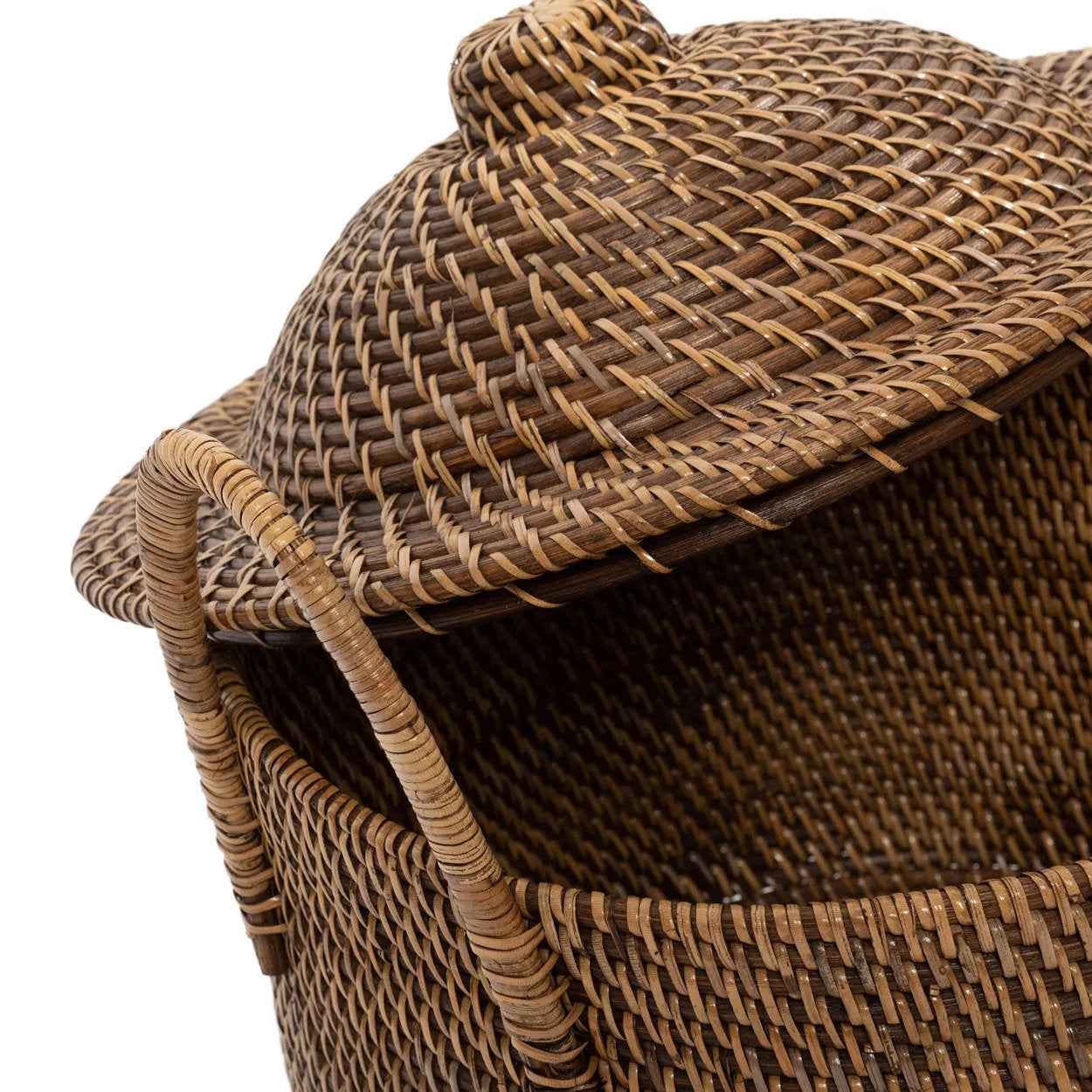 The Colonial Handles Basket - Natural Brown - Bambuá