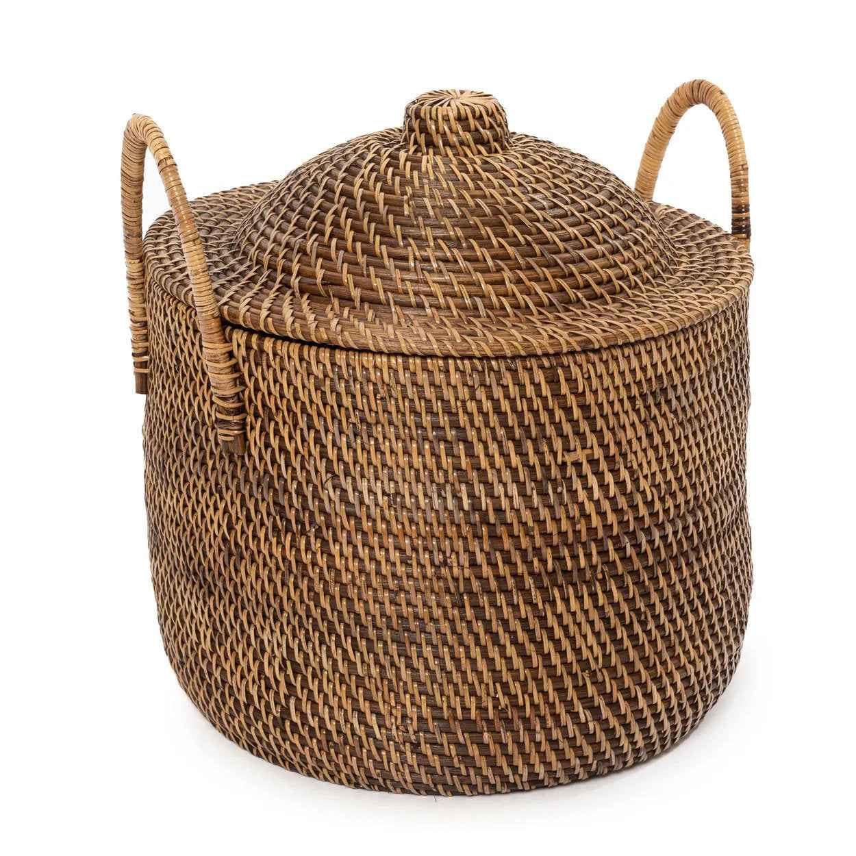 The Colonial Handles Basket - Natural Brown - Bambuá