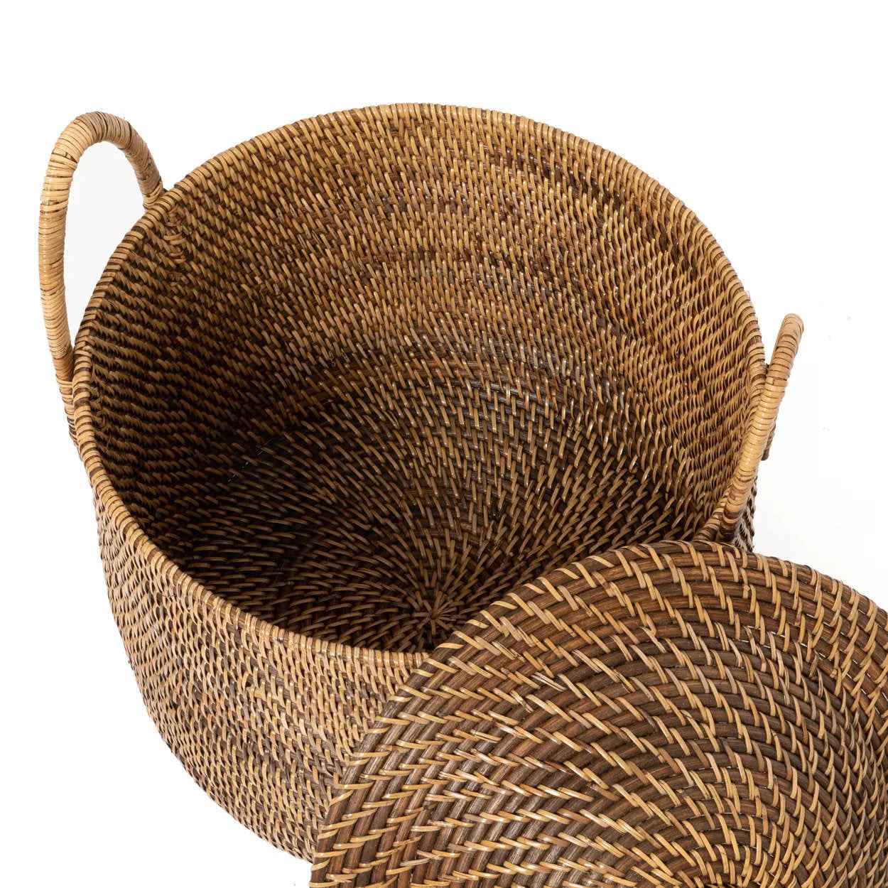 The Colonial Handles Basket - Natural Brown - Bambuá