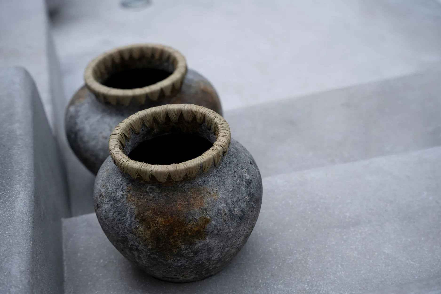 The Styly Vase - Antique Grey - L - Bambuá