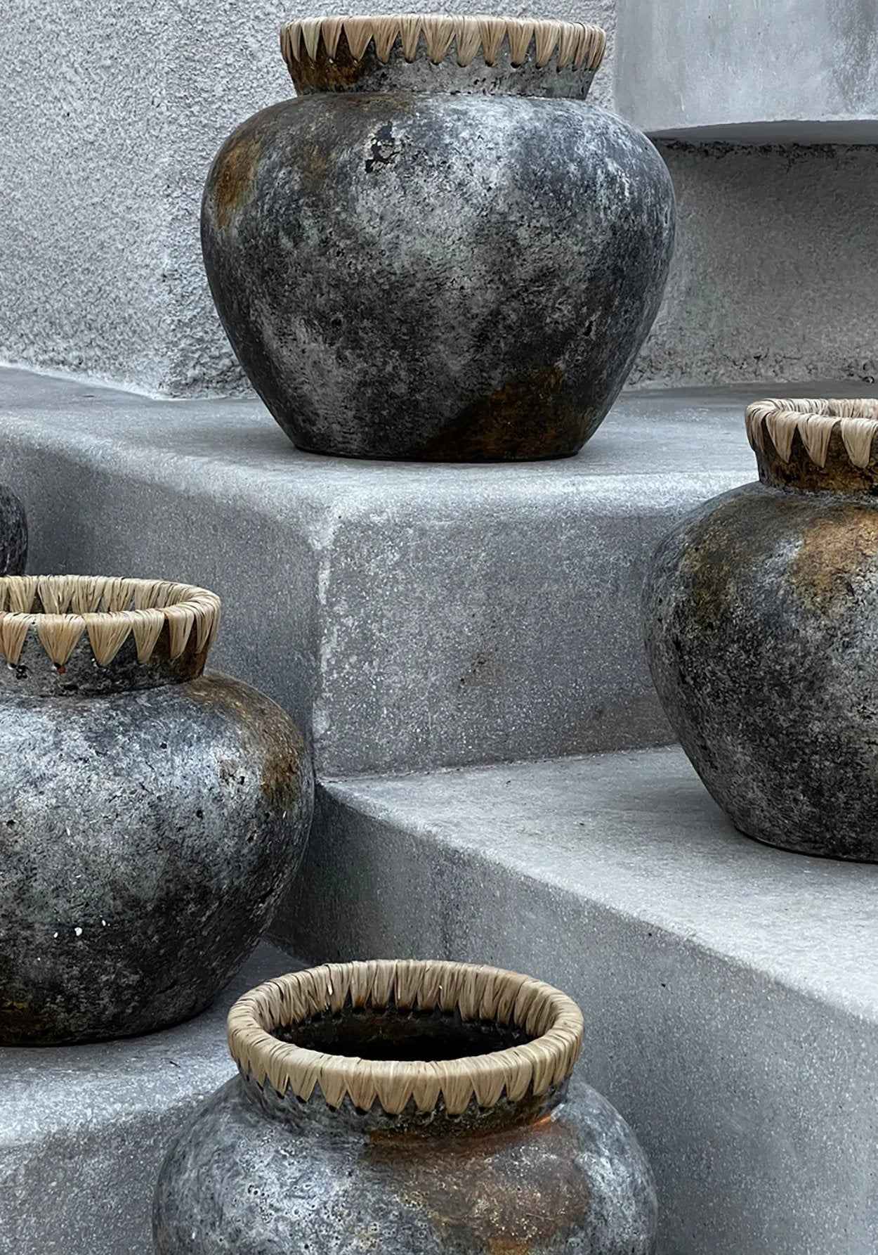 The Styly Vase - Antique Grey - L - Bambuá
