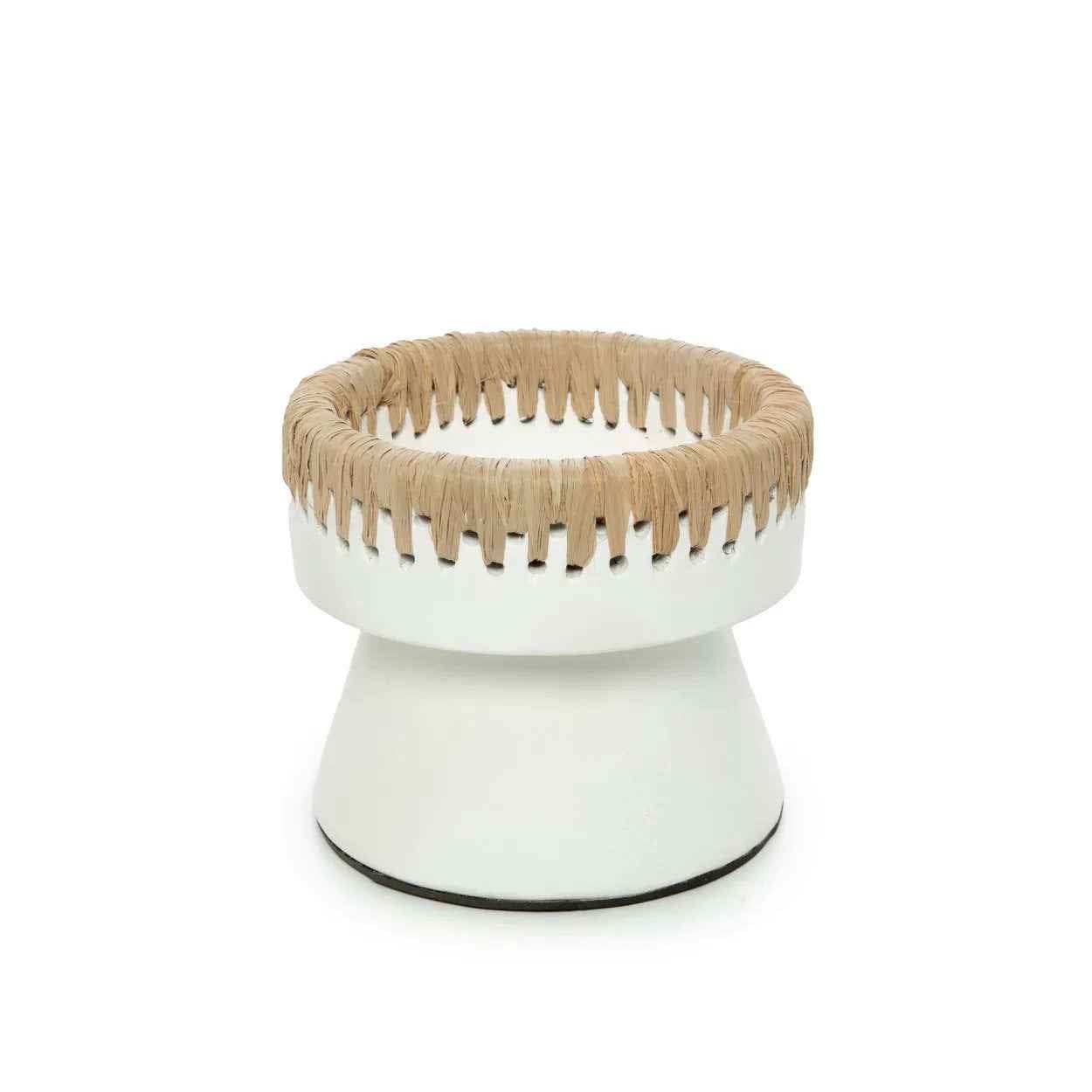 The Pretty Candle Holder - White Natural - S - Bambuá