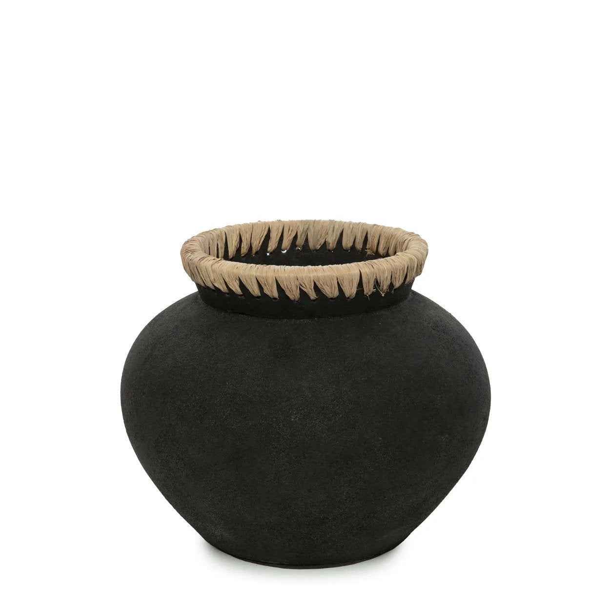 The Styly Vase - Black Natural - M - Bambuá