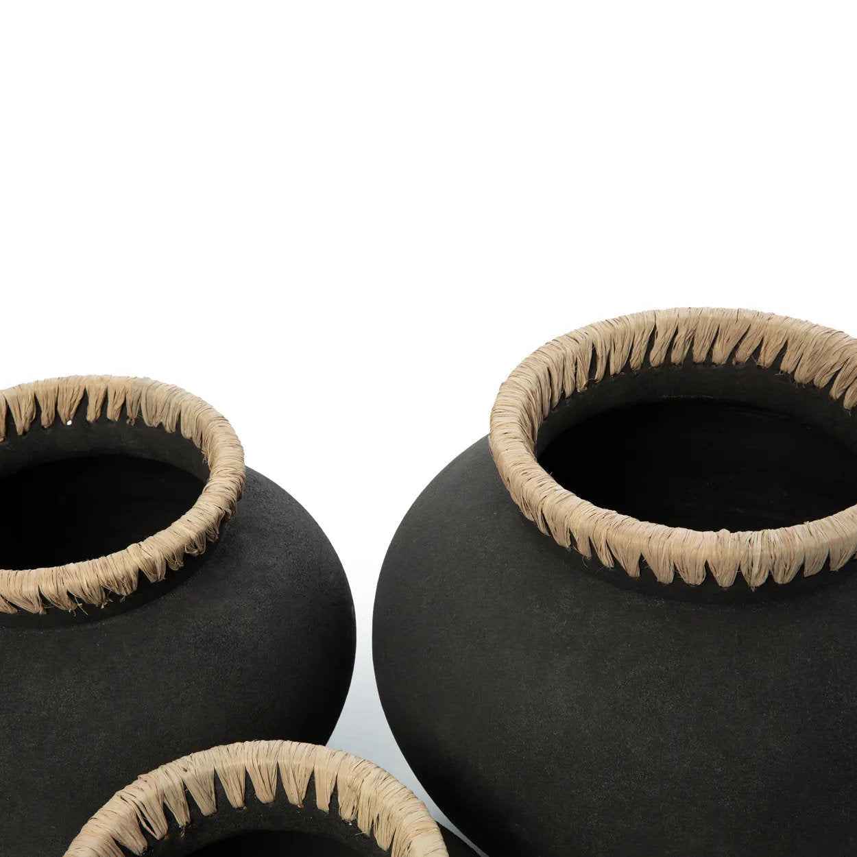 The Styly Vase - Black Natural - L - Bambuá
