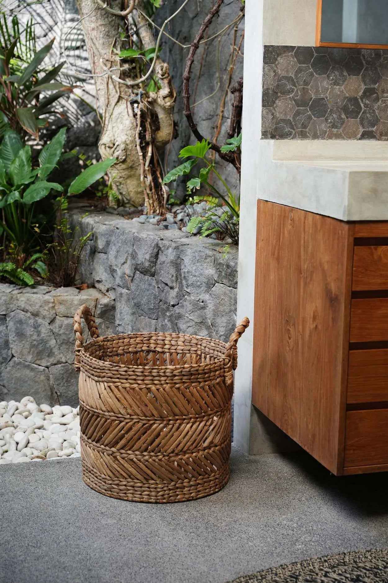 The Banana Zigzag Basket - L - Bambuá