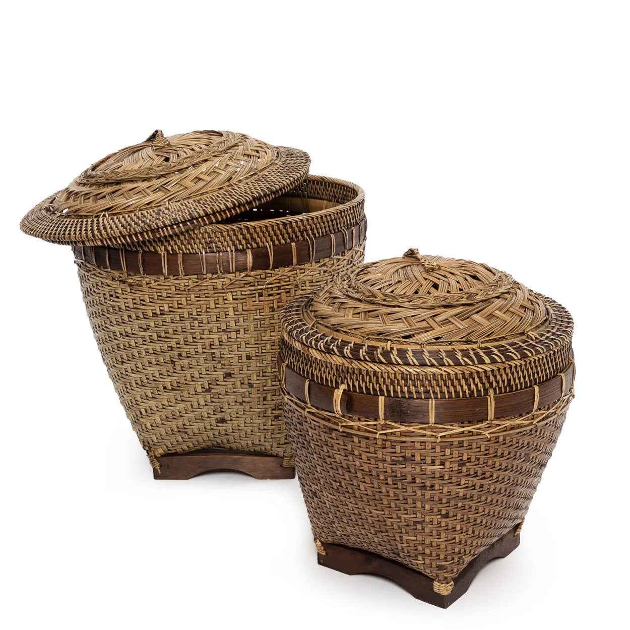 The Colonial Storage Basket - Natural Brown - M - Bambuá