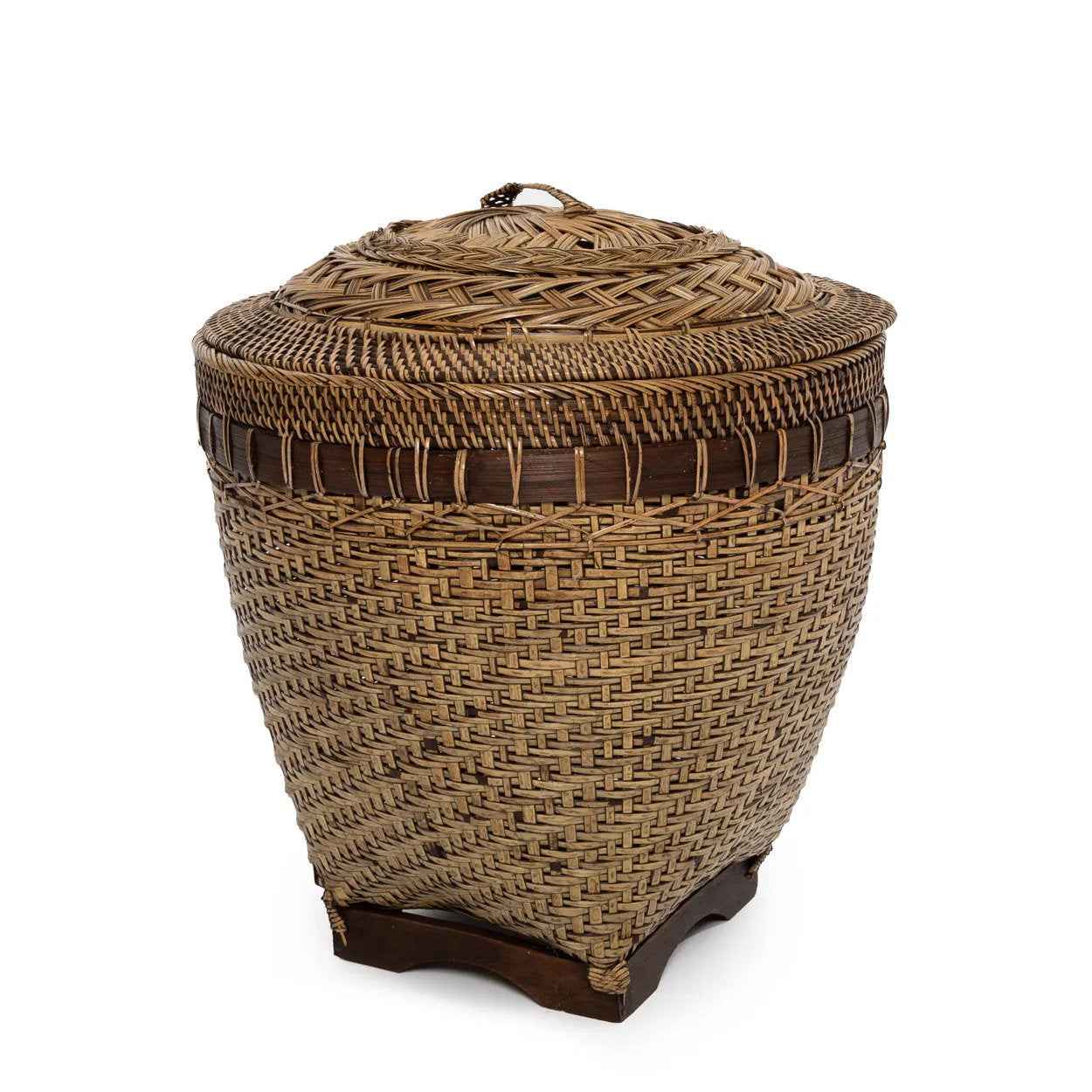 The Colonial Storage Basket - Natural Brown - M - Bambuá