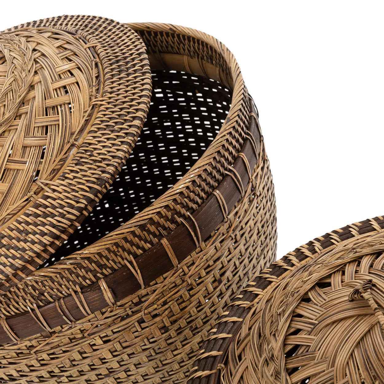 The Colonial Storage Basket - Natural Brown - L - Bambuá