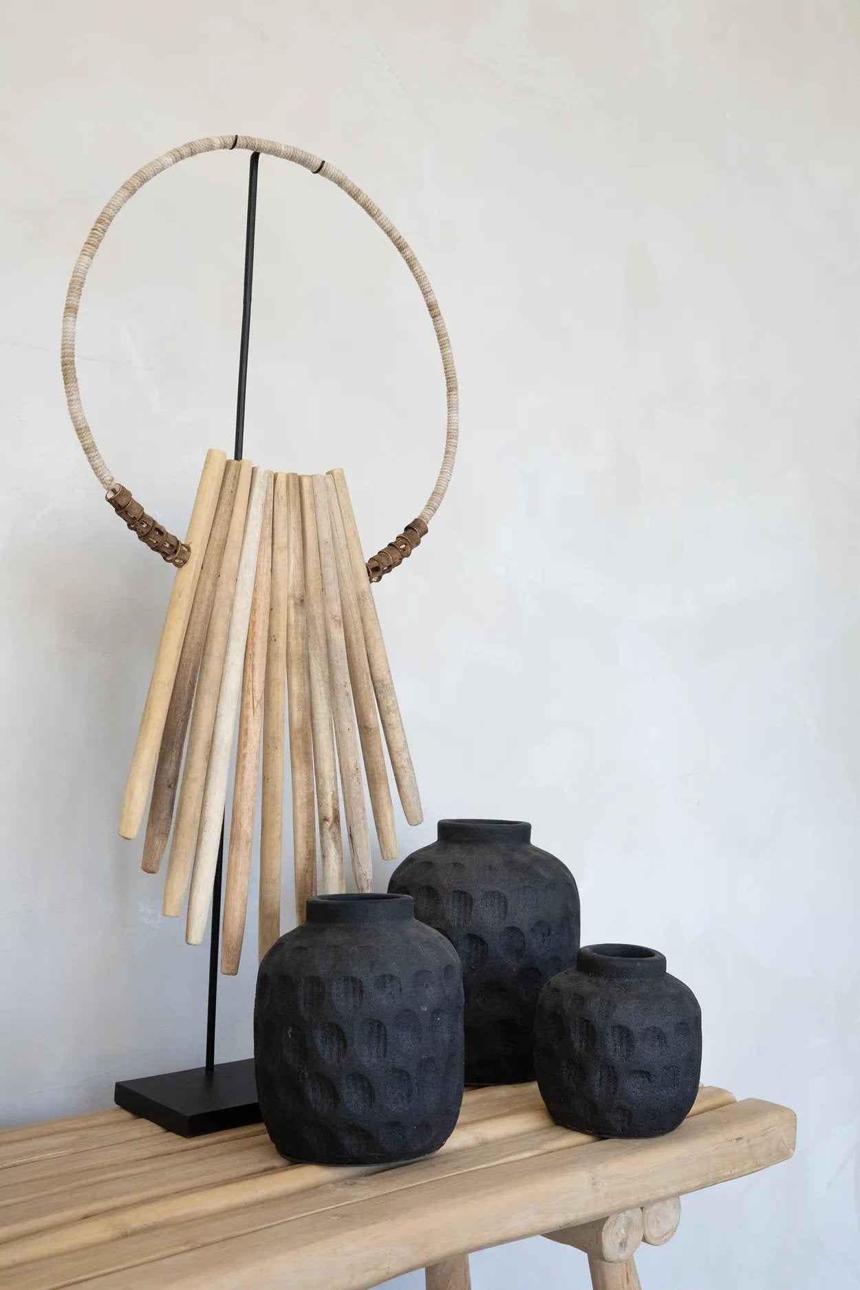 The Wooden Sticks On Stand - Natural - Bambuá