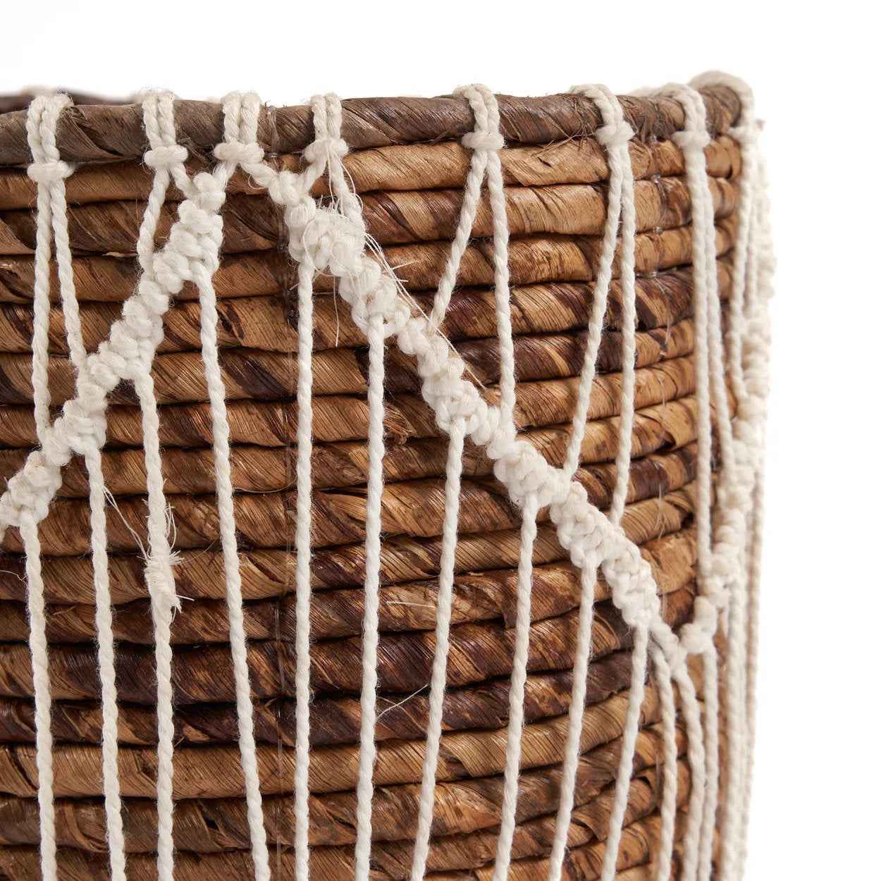 The Macra - mazing Basket - Natural White - M - Bambuá