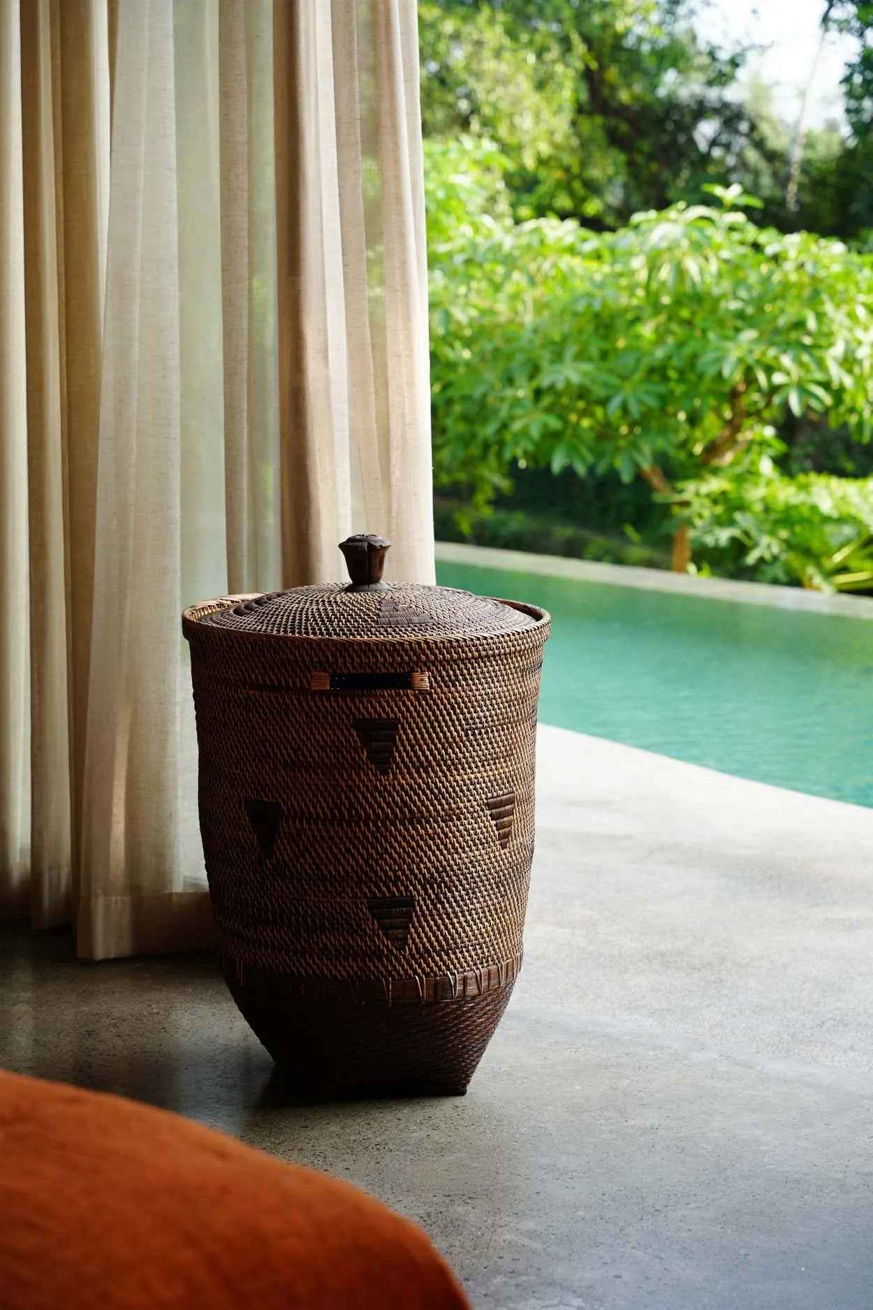 The Colonial Laundry Basket - Natural Brown - XL - Bambuá