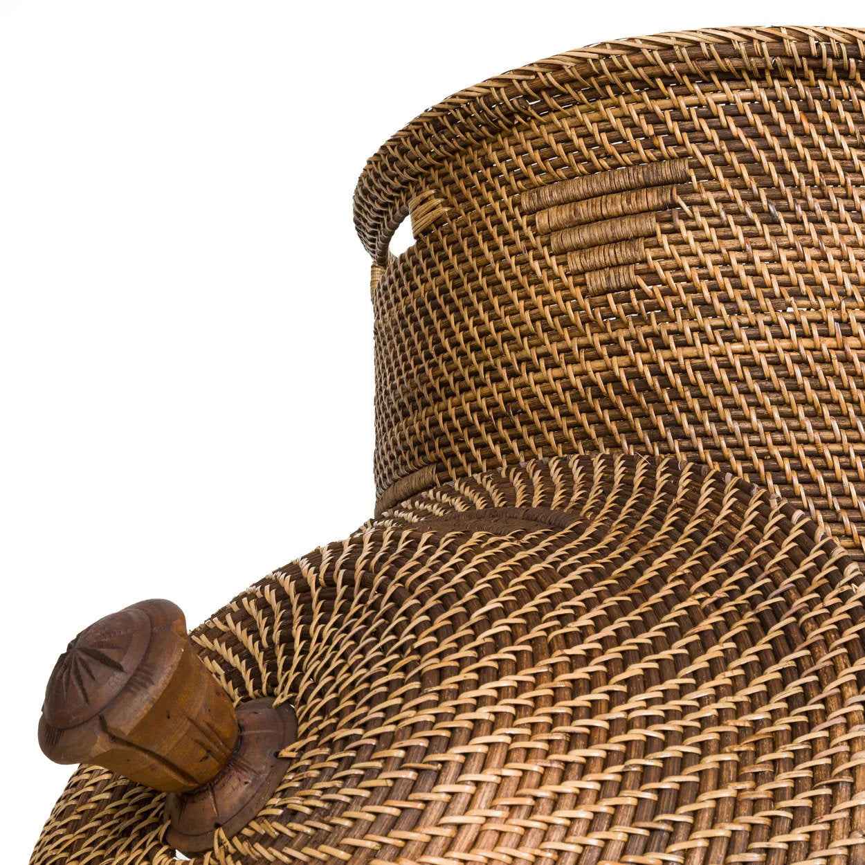 The Colonial Laundry Basket - Natural Brown - XL - Bambuá