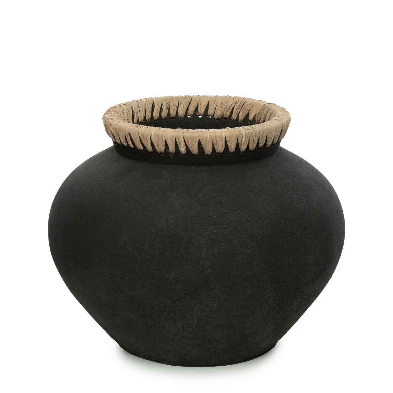 The Styly Vase - Black Natural - L - Bambuá