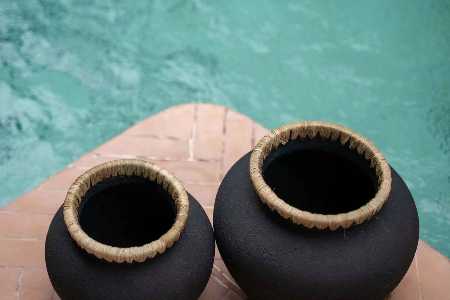 The Styly Vase - Black Natural - L - Bambuá