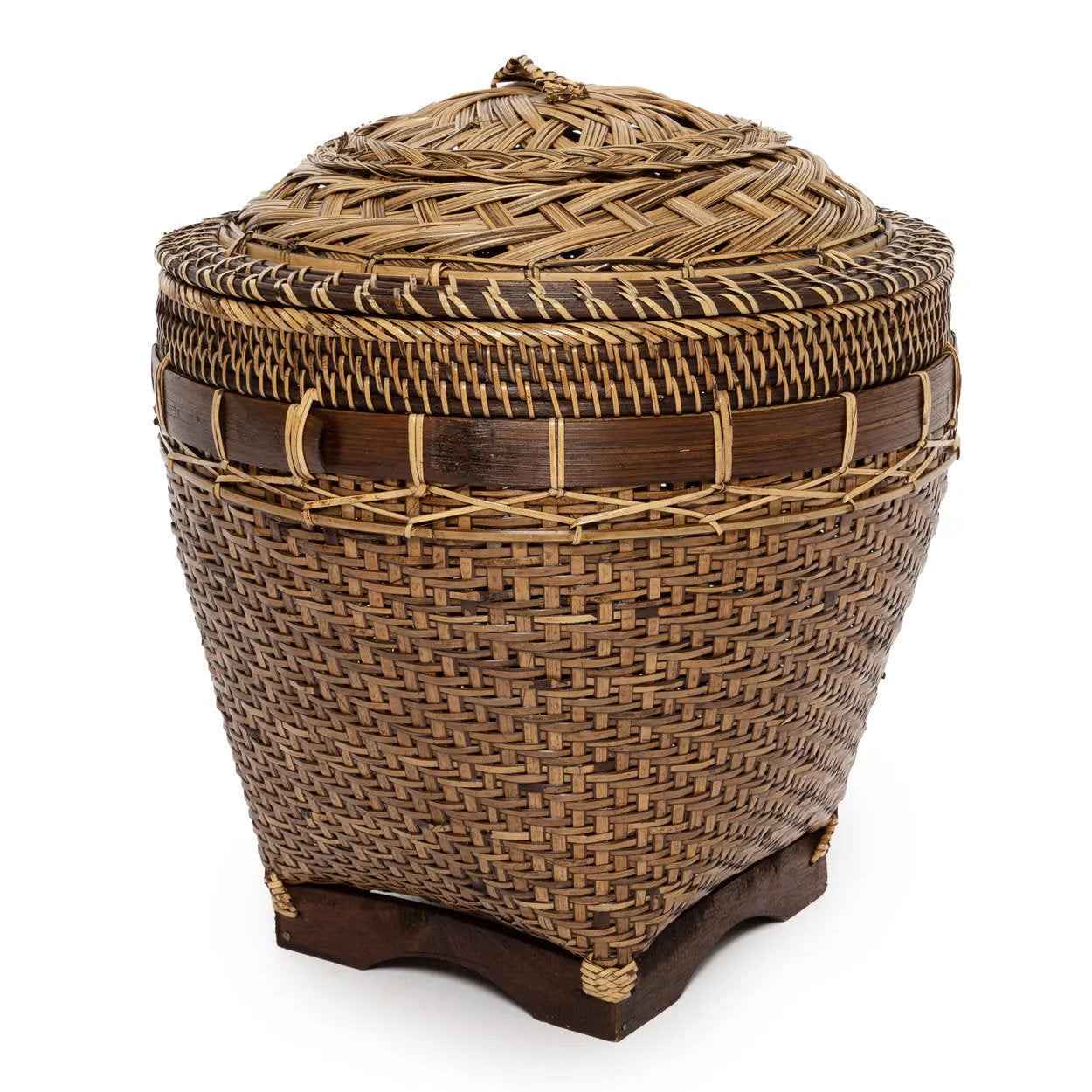 The Colonial Storage Basket - Natural Brown - L - Bambuá