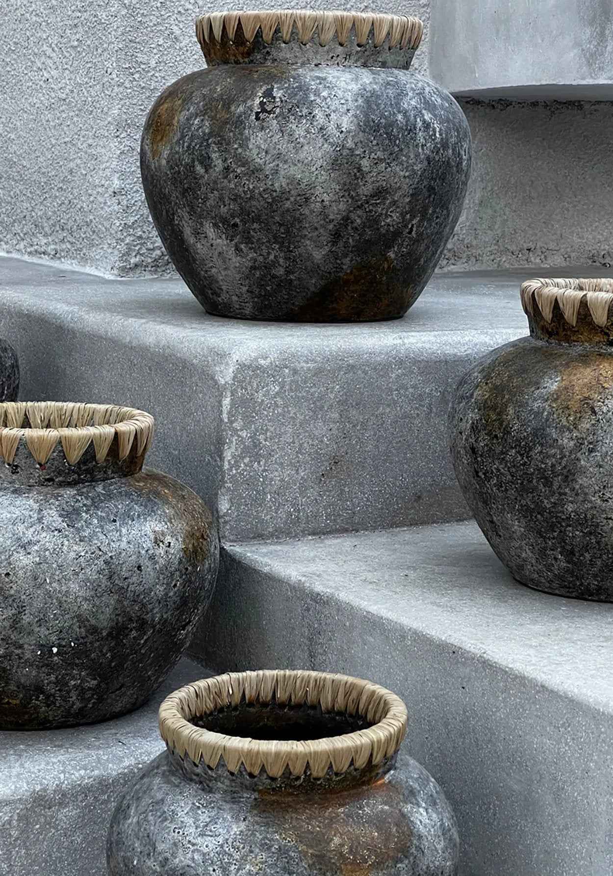 The Styly Vase - Antique Grey - M - Bambuá