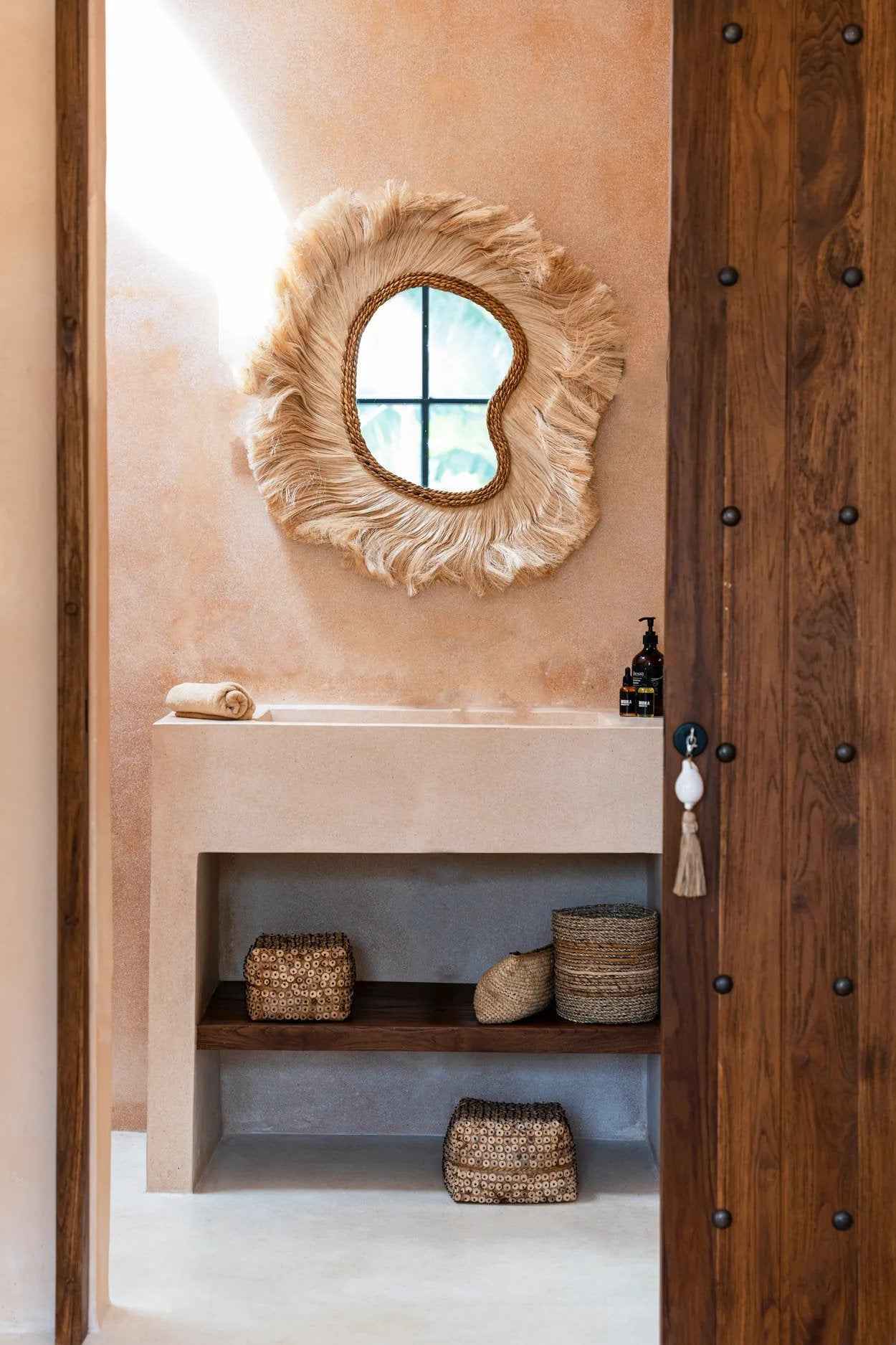The La Principessa Mirror - Natural - L - Bambuá